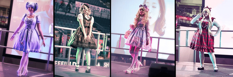 Alternate Fashions on Display at Sheffield Arena Main Stage at Yorkshire Cosplay Sheffield Comic Con